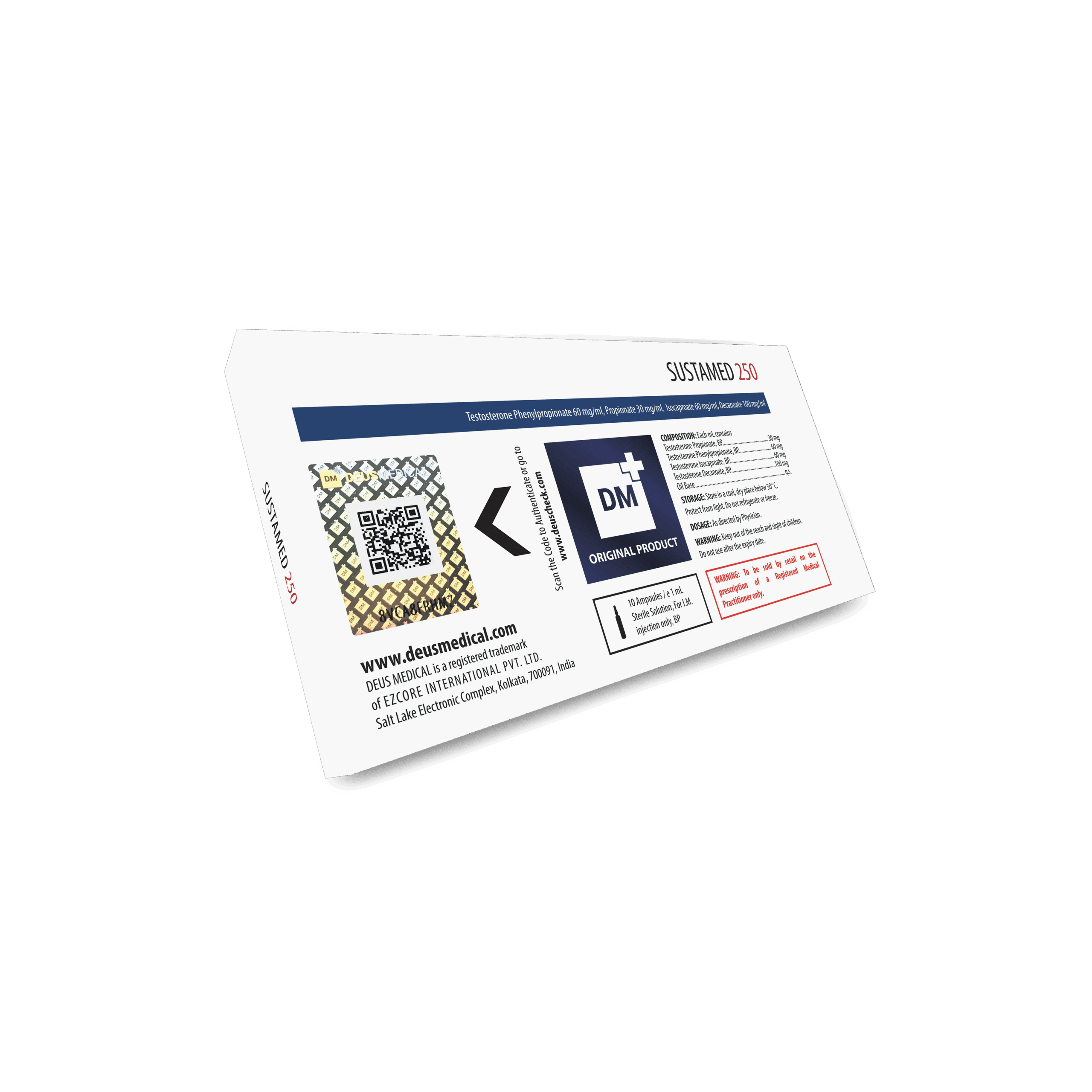 SUSTAMED 250 Kopen – #1 Origineel | 250mg ✓ SUSTAMED 250 - Testosterone Blend Product Label en Verificatie | Anabolix.nl